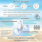 Moisturizing Face Sunscreen,Oil-free Facial Sunscreen Lotion SPF50 PA+,Hydrating Facial Sunscreen,Refreshing & Weightless Sunscreen for Face
