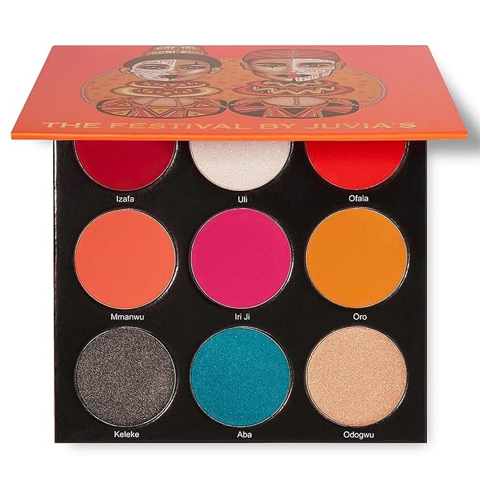 Juvia's Place Palette The Festival - Bold Coral,