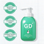 TS GD Shampoo for Teens | Korean Anti-Dandruff Shampoo for Oily & Itchy Scalp | Fruity Allergy-Free Scent | Sulfate-Free Gentle Hair Care (14.1 Oz)