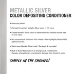 Metallic Silver Color Depositing Conditioner