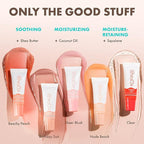 Kopari Coconut Lip Glossy | Nude Tint Birthday Suit | Vegan Hydrating Moisturizing Lip Oil Vitamin E Shea Butter Long Wear High Shine Non Sticky | Natural Clean Plant Based Non Toxic Balm Paraben Free