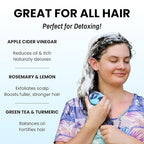 Otter co. Biotin Detox Shampoo Bar – Charcoal & Tea Tree Oil, Rosemary, Turmeric, Green Tea, Zinc – Vegan, Sulfate Free & Non Toxic – Women and Mens Shampoo, All Hair Types, Made in USA