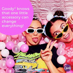 Goody Ouchless Headband For All Hair Types - Watercolor, Blue - Comfort Fit for All-Day Wear - Beautiful Design for Instant Style - Pain-Free Hair Accessories for Women, Men, Boys & Girls