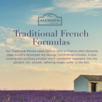 A LA MAISON Rosemary Mint Liquid Soap Bottles Moisturizing Natural Hand Wash Soap, Triple French Milled, Gentle To Hands, 33.8 Fl Oz