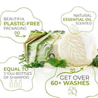 Viori Tea Tree Mint Essential Oil Shampoo Bar Made with Rice Water - Handcrafted All Natural Shampoo Bars - Sulfate Free