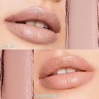 Oulac Beige Nude Satin Lipstick Set - Matte Lip Base, Full Coverage Lip Color, Satin Matte Finish, Cream Texture, Hydrating, Infused with Hyaluronic Acid, 4g*2 SG01+SG02