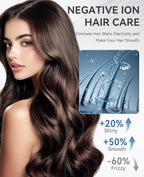 Hair Dryer, CONFU Hair Dryer with Diffuser, 21000PRM Professional Hairdryer, Portable Lightweight Fast Drying Negative Ionic Blow Dryer, Hair Diffuser for Curly Hair for Home Travel