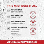 Thayers Alcohol-Free Witch Hazel Facial Mist Toner with Aloe Vera, Rose Petal, Soothing and Hydrating, for All Skin Types, Trial Size, 3 oz