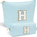 Yoolife initial makeup bag for