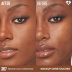 Maybelline Super Stay Lumi-Matte Foundation, Lightweight and Buildable Full Coverage Foundation Makeup For Up To 30HR Wear, 367, 1 Count