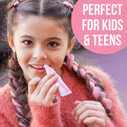 EXPRESSIONS 8pc Lip Gloss Set - Flavored Squeeze Tube Lip Glosses Value Pack, Daisy Lip Gloss in Assorted Fruity Flavors