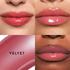 Women's Forget The Filler Lip Plumper Line Gloss, Velvet, Pink, 0.11 Fl Oz (Pack of 1)