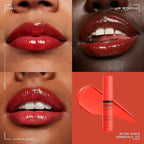 NYX PROFESSIONAL MAKEUP Butter Gloss, Non-Sticky Lip Gloss - Orangesicle (Orange) (Pack of 2)