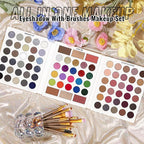 UCANBE Eyeshadow Palette with 15 Brushes Makeup Sets, Pigmented