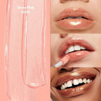 Revlon Super Lustrous Lip Gloss, Non-Sticky, Hydrating, High Shine Finish, 205 Snow Pink, 0.13 oz