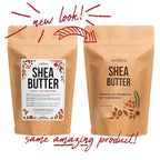 Refined Shea Butter Unscented - 100% Pure African Shea Butter for Hair & Dry Skin - Use for Soap Base, Face & Body Moisturizer, for DIY Whipped Body Butter & Lip Balm 8 oz Bar