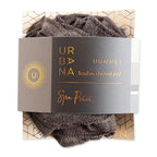 Urbana Spa Prive Men's Bamboo Charcoal Collection, Shower Pouf, Brown (6338)
