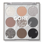 ColourPop Eyeshadow Palette - Eye Makeup Palette with Matte, Metallic, Matte Sparkle & Glitter Finishes - High-Pigment Eye Makeup with a Long-Wearing Formula - Gone Metal (0.3 oz)