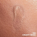 COVERGIRL Clean Invisible Foundation Makeup, Dewy & Glowy Natural Finish, Buildable Coverage, Skin-Like Smooth Look, Vegan, Creamy Beige, 1oz