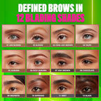 NYX PROFESSIONAL MAKEUP Blade & Shade Brow Pencil, Nano Mechanical Eyebrow Pencil, Up to 16HR Make Up Wear - Grey