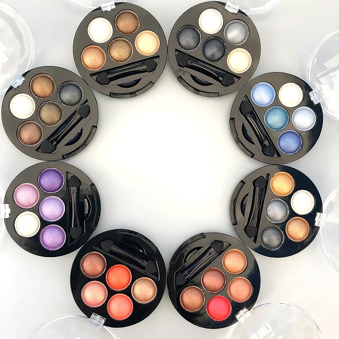 Mallofusa Portable 5 Colors Eye Shadow Palette Trendy 7oz