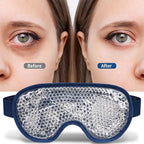 Cooling eye mask with gel