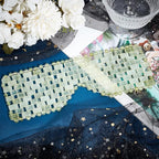 Jade Eye Mask, Eye Mask for Relaxation, Reusable Jade Eye Mask Hot or Cold Using Jade Mask Eyes Sleeping Mask for Alleviate Puffiness Face Massage Relax Eyes Meditation Beauty