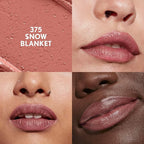 COVERGIRL Clean Lip Color, Snow Blanket, Satin Finish, Squalane, Avocado & Aloe, Carmine-Free, Non-Drying, 0.12oz