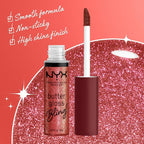 NYX PROFESSIONAL MAKEUP Butter Gloss Bling Lip Gloss, Non Sticky and Shiny Vegan Lip Makeup - Big Spender