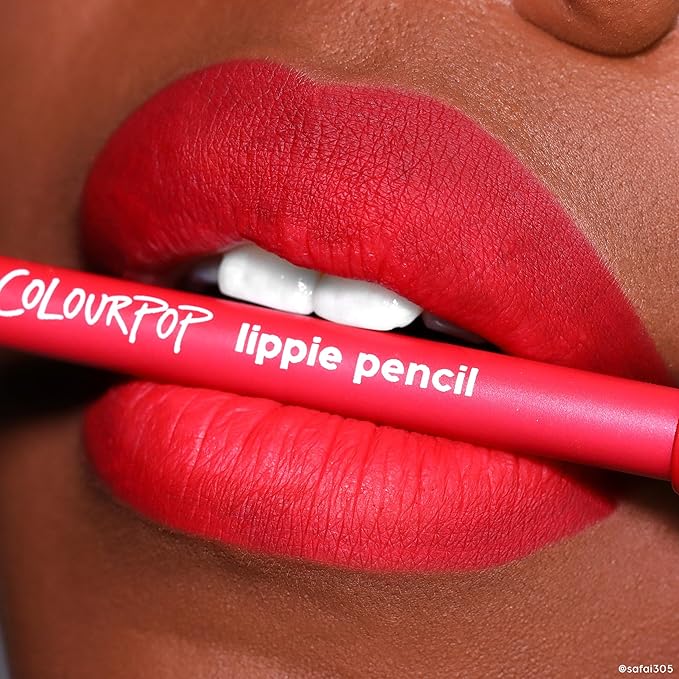 ColourPop Lippie Lip Pencil Vault - High-Pigment, Long-Lasting & Sharpenable Lip Liner with High-Impact Color - Vegan, Cream Formula with Precise Application - Bring the Heat (0.04 oz)