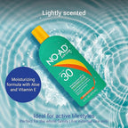 NO-AD SPF 30 Sunscreen Lotion | Broad Spectrum UVA/UVB Protection Water Resistant | Octinoxate & Oxybenzone Free with moisturizing Vitamin E and Aloe 16oz