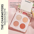 Winky Lux Charmsters Tenacious Palette, Eyeshadow Palette with Pink, Peach and Red Eyeshadows, Makeup Palette