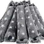 Aimin Hair Heatless Hair Curlers No Heat, Heatless Curls Overnight Blowout Rods, No Heat Hair Curlers To Sleep In, Soft Flexi Rods For Long Hair, Thick Curling Rod Styling Tools (20pcs dark gray)