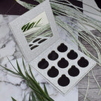 Glitter Mirror Empty Magnetic Reusable Eyeshadow Makeup Palette