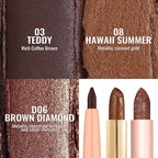 Oulac Lipstick & Lipliner Set 3PCS High Impact Lipcolor with Moisturizing Formula, Vegan Beauty, Full-Coverage Lip Color, Gift Lipstick for Women, 03+08+D06