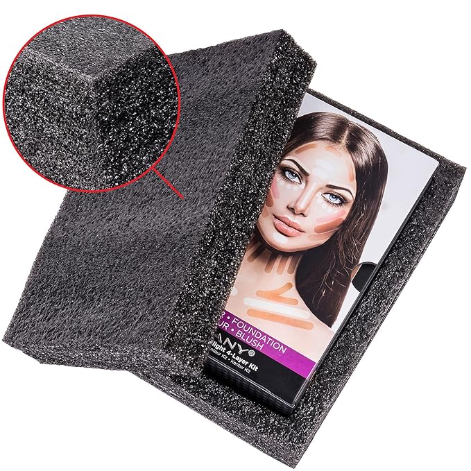 SHANY 4-Layer Contour and Highlight Makeup Kit - Set of Concealer Palette, Color Corrector, Makeup Foundation Palette, Contour Highlight, and Blush Palettes Sets