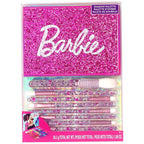 Barbie - Townley Girl 35-Well Eyeshadow Palette, Shimmery and Opaque Colors, Pigmented Blendable, 8 Application Brushes Non-Toxic 8+, Perfect for Parties, Sleepovers & Makeovers