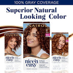 Clairol Nice'n Easy Permanent Hair Dye, 8R Medium Reddish Blonde Hair Color, Pack of 2