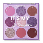 ColourPop Eyeshadow Palette - Eye Makeup Palette with Matte, Metallic, Matte Sparkle & Glitter Finishes - High-Pigment Eye Makeup with a Long-Wearing Formula - It's My Pleasure (0.3 oz)
