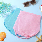2pcs exfoliating back scrubber nylon