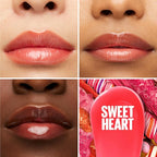 Maybelline New York Lifter Gloss Hydrating Lip Gloss with Hyaluronic Acid, Sweetheart, Sheer Red, 1 Count