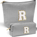 Yoolife initial makeup bag for