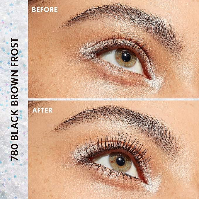 CoverGirl Lash Blast Cleantopia Mascara - Volume & Lengthening, Black Brown Frost, Vegan, Clean, Sensitive Eyes, No Smudge, 0.32oz