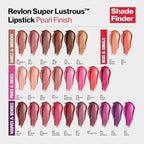 Revlon Super Lustrous Lipstick, Creamy Formula For Soft, Fuller-Looking Lips, Moisturized Feel, 030 Pink Pearl, 0.15 oz