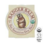 Badger - Unscented Dry Skin Balm, Sensitive Skin Balm, Moisturizing Balm for Dry Cracked Skin, Unscented Balm, Skin Moisturizer Balm, 2 oz (3 Pack)