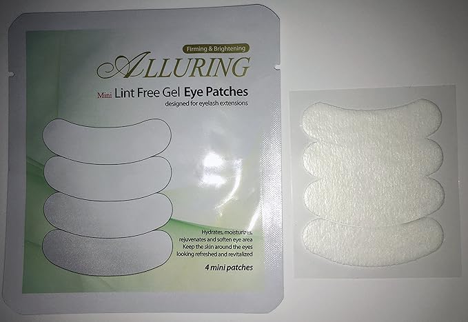 Mini Under Gel Eye Pads Lint Free for Eyelash Extensions (QTY:60 pairs (30 pouches))