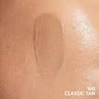 COVERGIRL Clean Invisible Foundation Makeup, Dewy & Glowy Natural Finish, Buildable Coverage, Skin-Like Smooth Look, Vegan, Classic Tan, 1oz