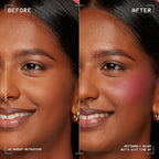 NYX PROFESSIONAL MAKEUP Buttermelt Powder Blush, Fade and Transfer-Resistant Blush, Up to 12HR Make Up Wear, Vegan Formula - Butta With Time