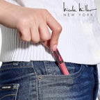 Nicole Miller Lip Gloss Collection Shimmery Glosses for Women and Girls Long Lasting Color Set with Rich Varied Colors, Better Not Pout Red, 4 Count (Pack of 1)