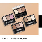 COVERGIRL - Eye Enhancers 3-Kit Eyeshadow, silky, sheer formula, double ended applicator, 100% Cruelty-free